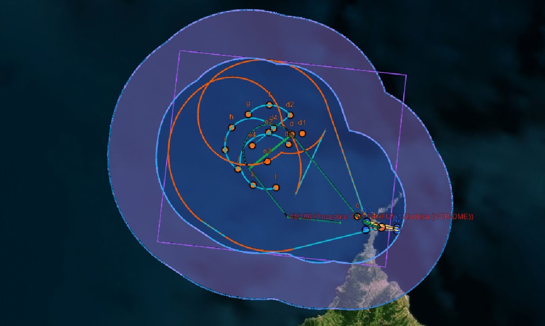 45/180 procedure turn protection areas